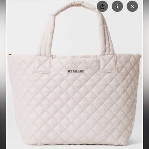 MZ Wallace Quilted Tote in City Pink